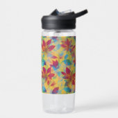 BOHO Red Floral Design Waterfles (Links)