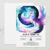 Boho Red Fox Avontuur Verjaardag Kaart (Voorkant / Achterkant)