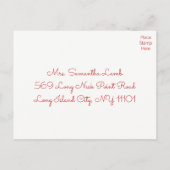 Boho Red RSVP Native American Dreamcatcher Wedding Uitnodiging Briefkaart (Achterkant)