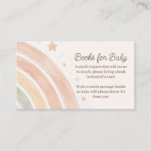 Boho Regenboeken voor Baby Minimale Baby Shower