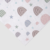 Boho regenbogen en sterren schattig tissuepapier (Detail)