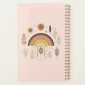 Boho Regenboog Aardse Planten Weekplanner Planner (Achterkant)