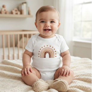 Boho Regenboog Baby Body Romper