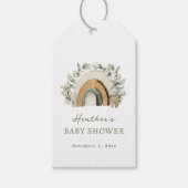 Boho Regenboog Baby Cadeaulabel (Voorkant)