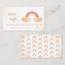 Boho regenboog baby shawer Luier Behuizing Kaart