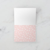 Boho Regenboog Baby Shower Bedankkaart (Binnen)