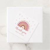 Boho Regenboog Baby Shower Bedankt Bedankjes Labels (In situ)