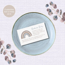 Boho Regenboog Baby Shower Enclosure Kaarten Boeke