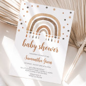 Boho Regenboog Baby Shower Kaart