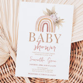 Boho Regenboog Baby Shower Kaart