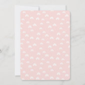 Boho Regenboog Baby Shower Uitnodiging (Achterkant)