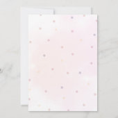 Boho Regenboog Baby Shower Uitnodiging (Achterkant)