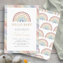 Boho Regenboog Babyfeestje
