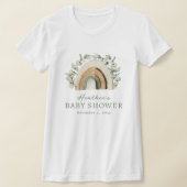 Boho Regenboog Babyfeestje T-shirt (Laagn)