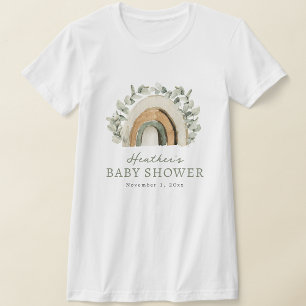 Boho Regenboog Babyfeestje T-shirt