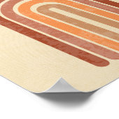 Boho Regenboog Babykamer Print Kinderkamer Poster  (Hoek)