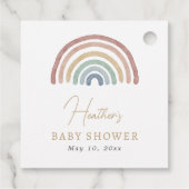 Boho Regenboog Bedankjes Labels (Achterkant)