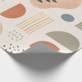 Boho Regenboog Botanisch Cadeaupapier (Hoek)