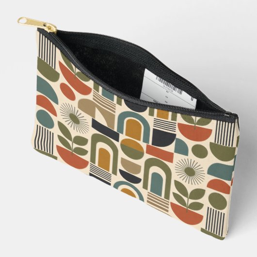 Boho Regenboog & Botanisch Naadloos Patroon Etui (Open)