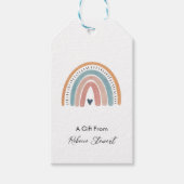 Boho Regenboog Cadeau van Gepersonaliseerd voor el Cadeaulabel (Voorkant)