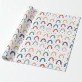 Boho Regenboog Cadeaupapier (Uitgerold)