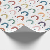Boho Regenboog Cadeaupapier (Hoek)