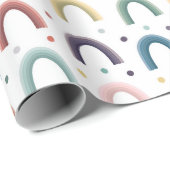 Boho Regenboog Cadeaupapier (Rol Hoek)