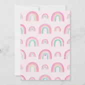 Boho regenboog een perfect jaar 1e verjaardagsfees kaart (Achterkant)