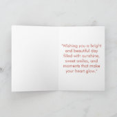 Boho Regenboog Feest Kaart (Binnen)