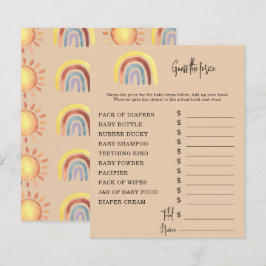 Boho regenboog feestspellen | Prijs raad spel