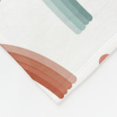 Boho Regenboog Fleece Deken (Hoek)