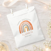 Boho Regenboog Gelukkige Verjaardagsgunstzak Bedankzakje (Geknipt)