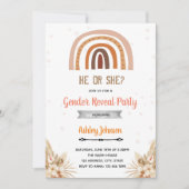 Boho regenboog geslacht onthulling kaart (Voorkant)