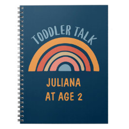 Boho Regenboog Grappig Peuter Praat Persoonlijk Notitieboek