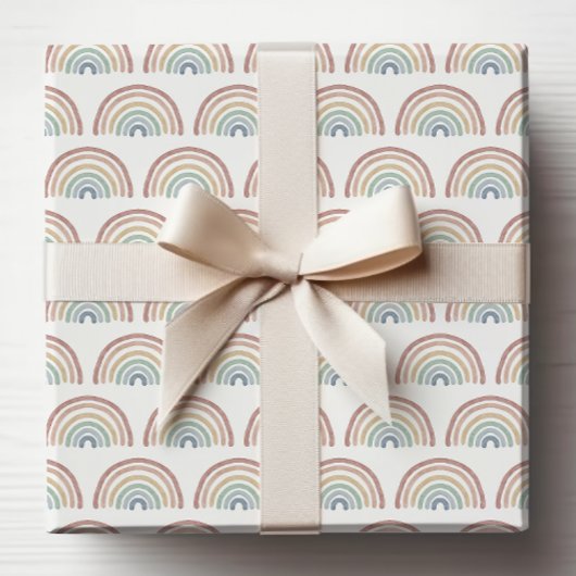 Boho Regenboog Inpakpapier