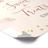 Boho Regenboog Is Ze Niet Ontzettend Schattig Zoet Poster (Hoek)