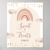 Boho Regenboog Is Ze Niet Ontzettend Schattig Zoet Poster (Voorkant)