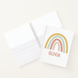 Boho Regenboog Kinderen Gepersonaliseerd Notitieboek