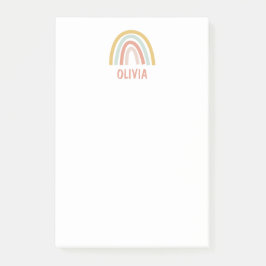 Boho Regenboog Kinderen Persoonlijk Post-it® Notes