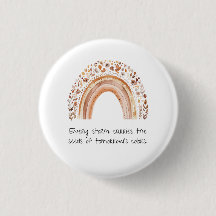 Boho Regenboog Knop Speld