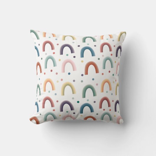 Boho Regenboog Kussen (Voorkant)