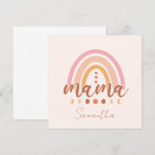 Boho Regenboog Mama met Maanfasen (Voorkant / Achterkant)