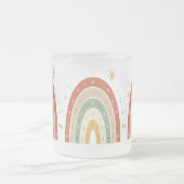 Boho Regenboog Matglas Koffiemok of Cute Ea (Center)
