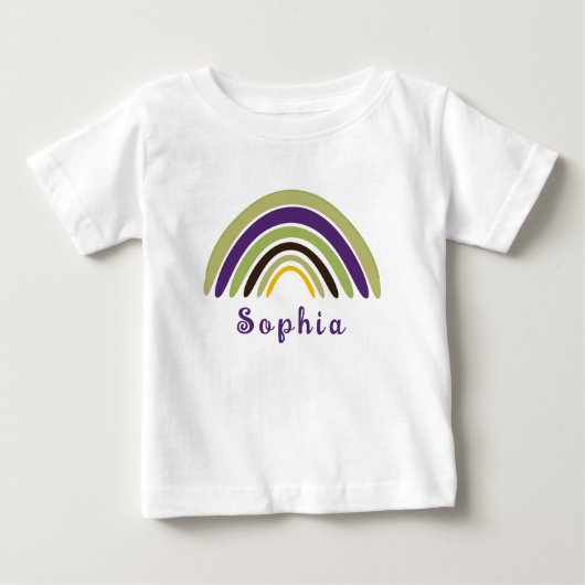 Boho Regenboog met gepersonaliseerde naam in het g (Voorkant)