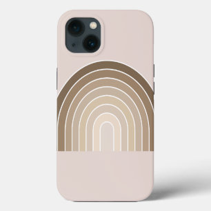 Boho Regenboog Olijf Aardtinten iPhone 13 Hoesje