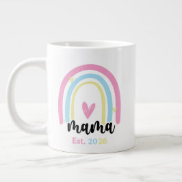 Boho Regenboog Op Maat Mama Oprichtingsjaar Aanden Grote Koffiekop