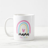 Boho Regenboog Op Maat Mama Oprichtingsjaar Aanden Koffiemok (Links)