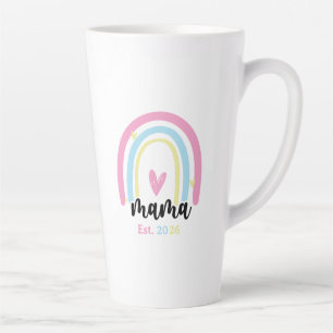 Boho Regenboog Op Maat Mama Oprichtingsjaar Aanden Latte Mok