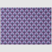 Boho regenboog Paarse en turquoise blauw Tissuepapier (Voorkant)