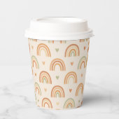 Boho Regenboog Papieren Beker (Voorkant)